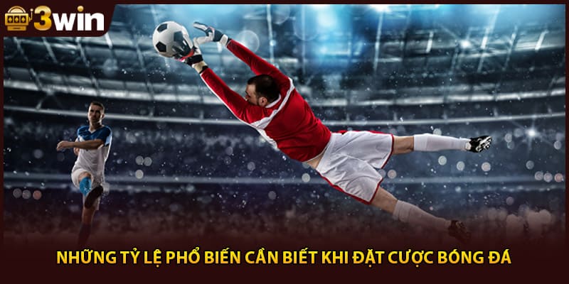 Những tỷ lệ phổ biến cần biết khi đặt cược bóng đá