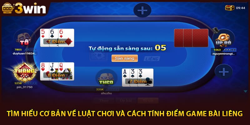 Tìm hiểu cơ bản về luật chơi và cách tính điểm game bài liêng 